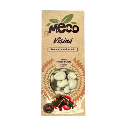 VIȘINI USCATE ÎNVELITE ÎN CIOCOLATĂ ALBĂ, 100 g