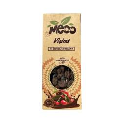 Vișini uscate învelite în ciocolată neagră, 100 g