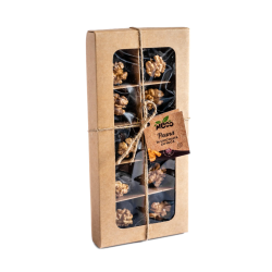 Чернослив в тёмном шоколаде с грецкими орехами, 160 г