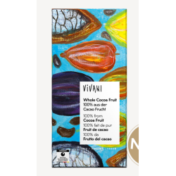Vivani Ciocolată 100%  cu Pulpă de cacao  Organic Bio