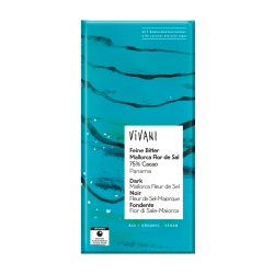 Vivani Ciocolată neagră cu sare Organic Bio