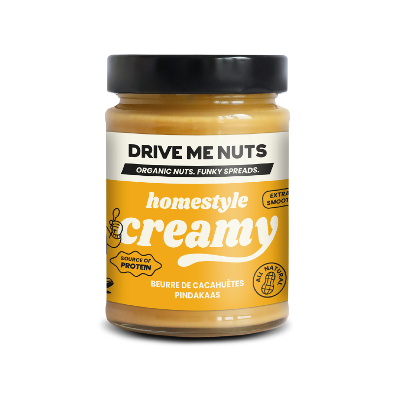 Drive Me Nuts Homestyle Creamy | Unt de arahide BIO ORGANIC VEGAN
