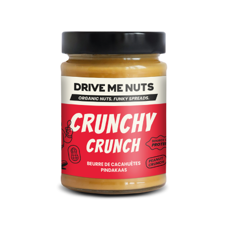 Drive Me Nuts Crunchy Crunch | Хрустящая арахисовая паста BIO ORGANIC VEGAN 265 г