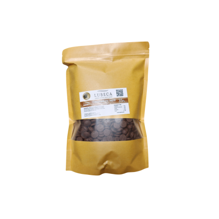 Ciocolata cu lapte de 35% de cacao si extract natural de vanilie 500g
