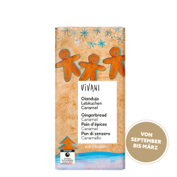 Vivani Ciocolată cu bucăți de turtă dulce și caramel Organic Bio
